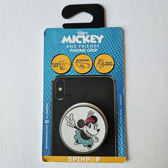SpinPop Phone Grip & Stand - PEACE! MINNIE MOUSE (DISNEY) - Picture 4 of 4